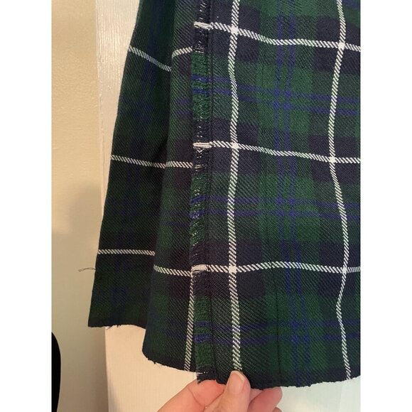 Men’s Scottish Kilt Size 44 Green plaid‎ belted Scottish Design Tartans - Picture 4 of 8